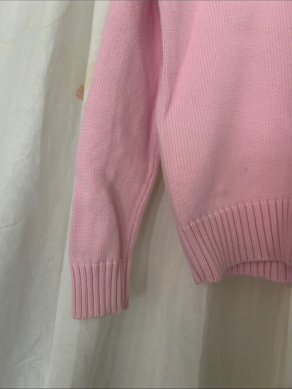 Ralph Lauren Light Pink Crewneck Sweater L - Picture 6 of 9
